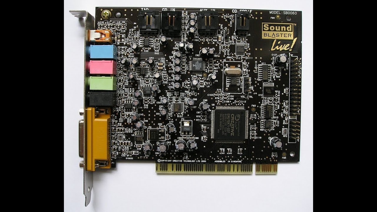how to get creative sound blaster live 5.1 to work with windows 7