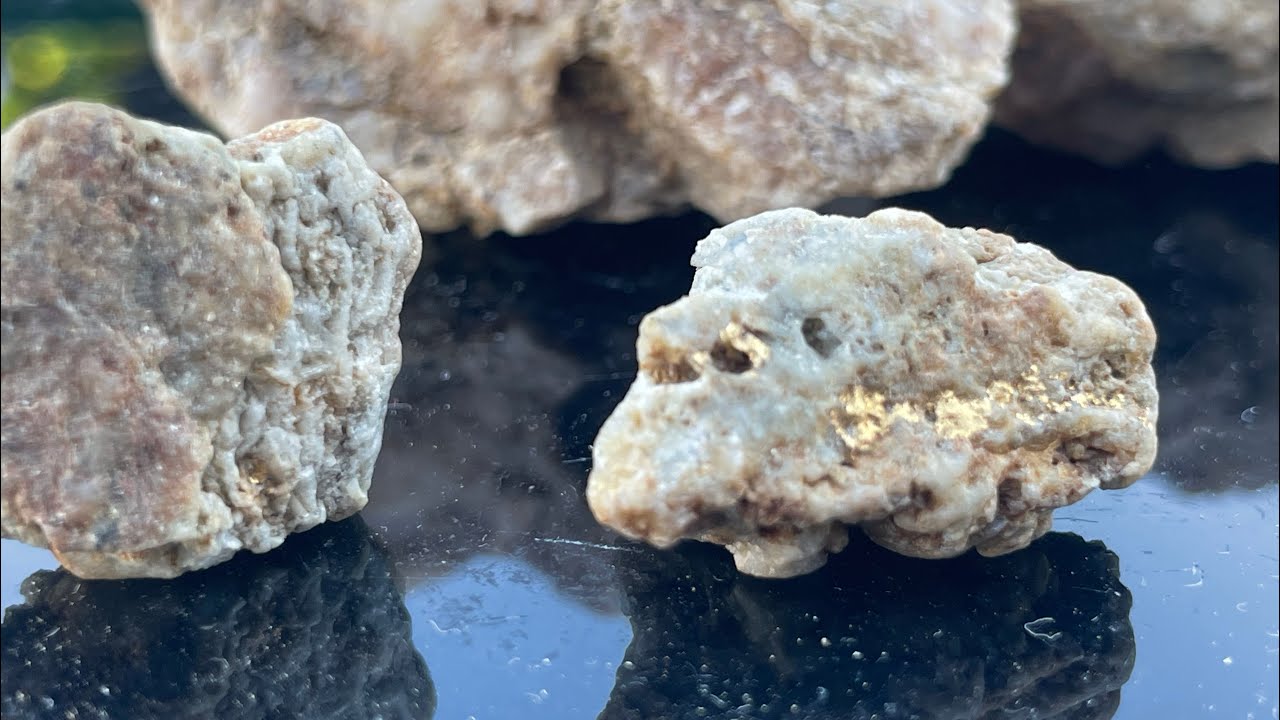 Visible Gold in ROCK! How much gold is inside? How I made my Impact Mill!