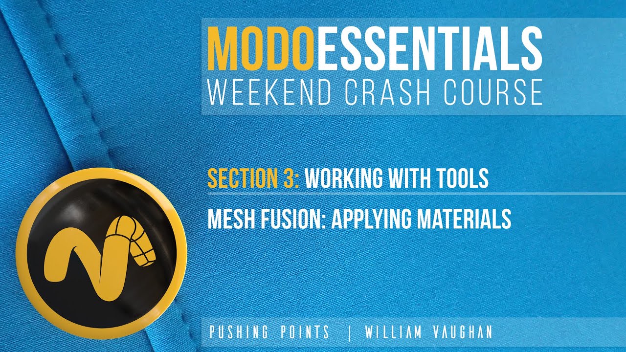 Modo Essentials: Crash Course | Mesh Fusion: Applying Materials