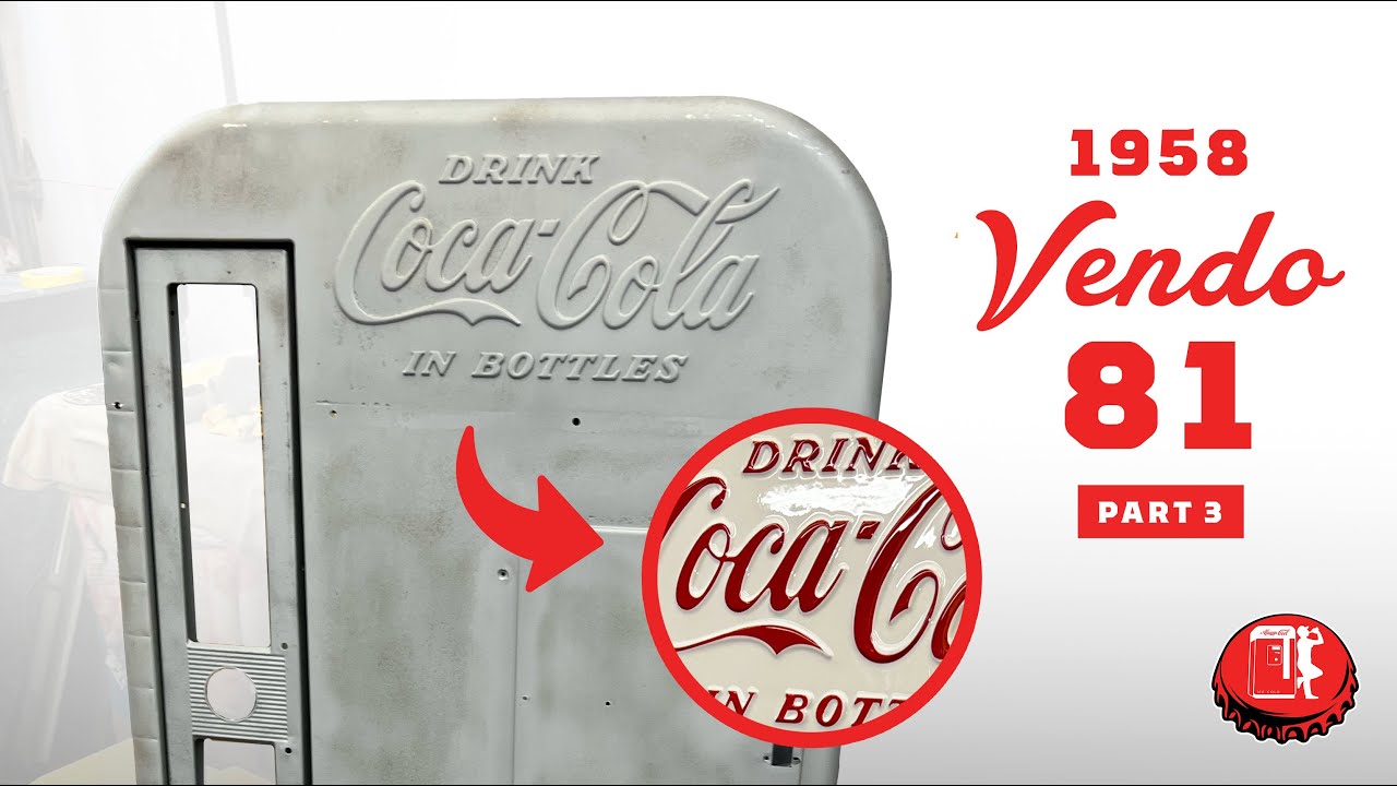 Paint & Vinyl Peel [Part 3: Restoring a 1958 Vendo 81 Coke Machine]