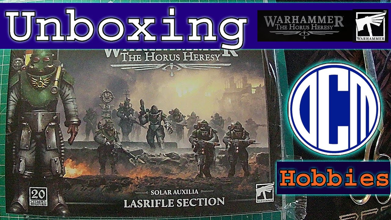 Solar Auxilia [LASRIFLE SECTION] Unboxing Games Workshop Warhammer 30k Horus Heresy | OCM Hobbies