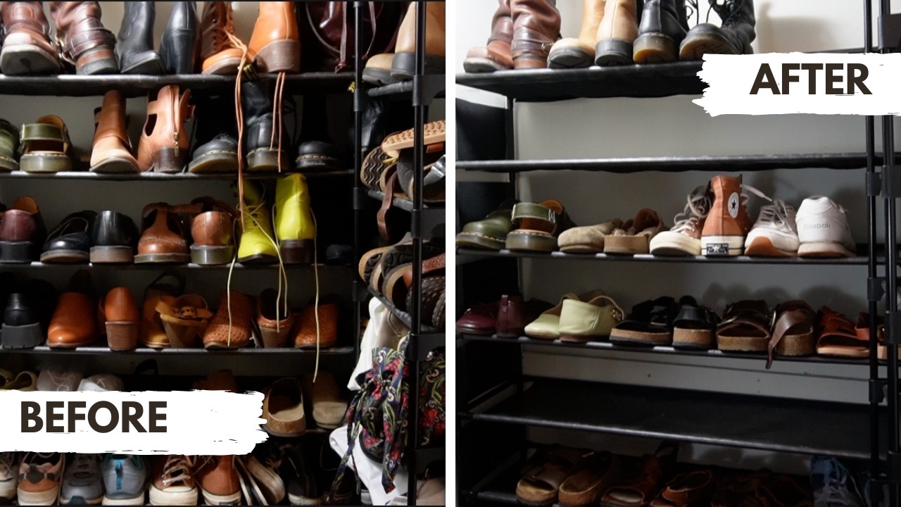 Closet Clean Out and Declutter Part 1: Shoe and Handbag Collection