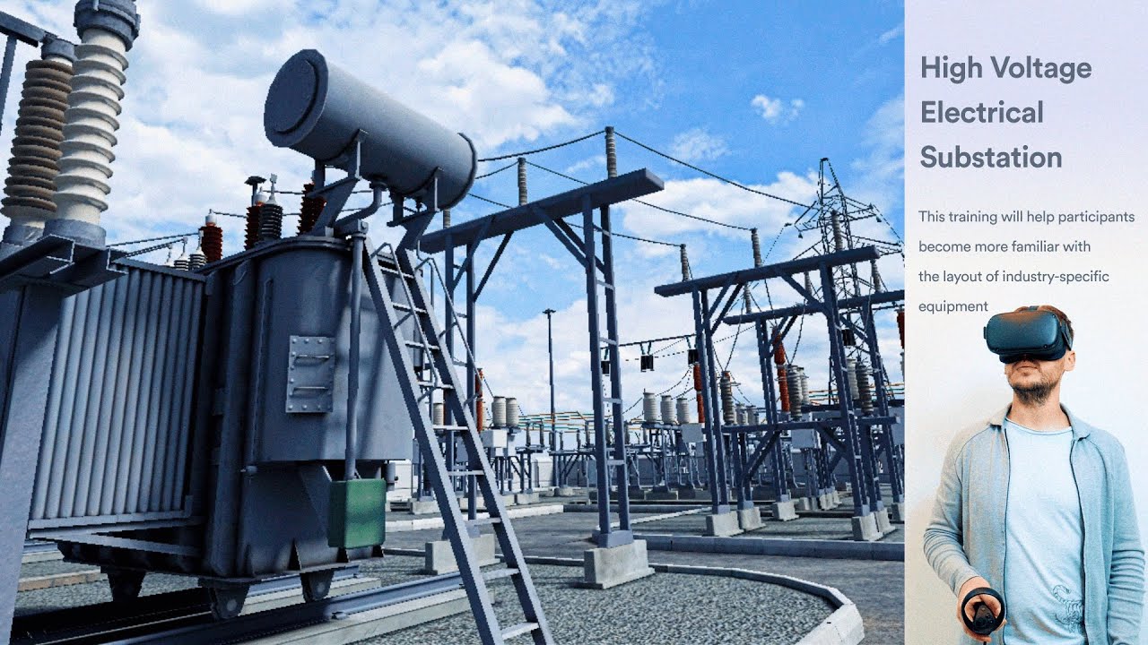 High Voltage Electrical Substation VR Training Walkthrough | Oculus Quest