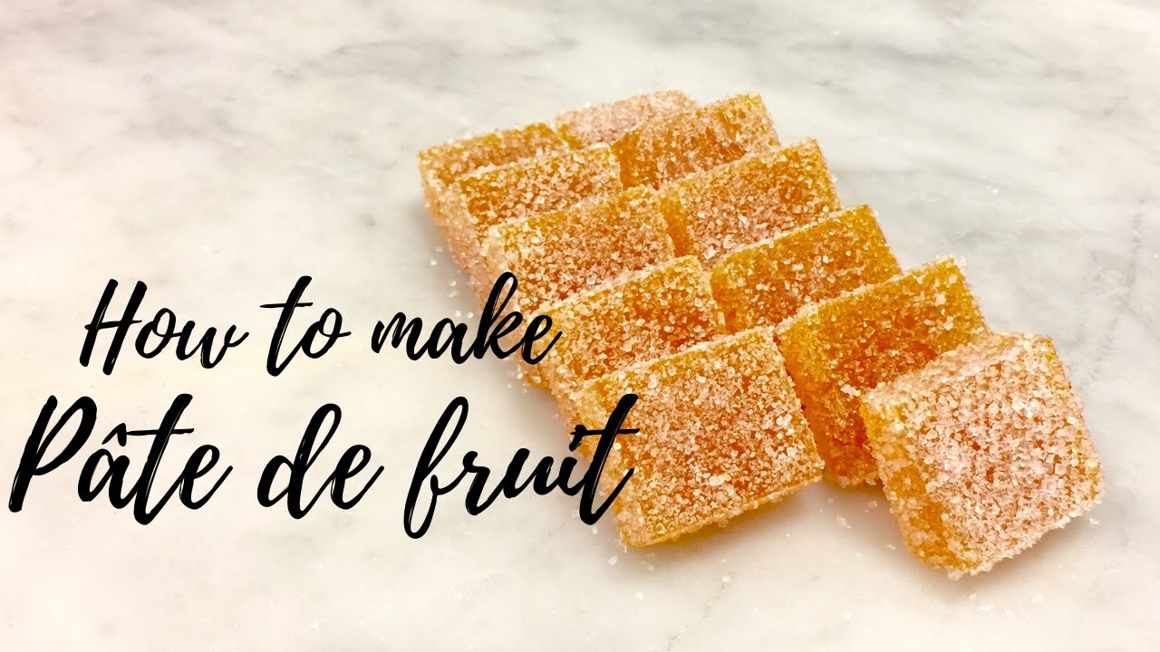 Mango and Passion Fruit Pâte de Fruit | RECIPE#23
