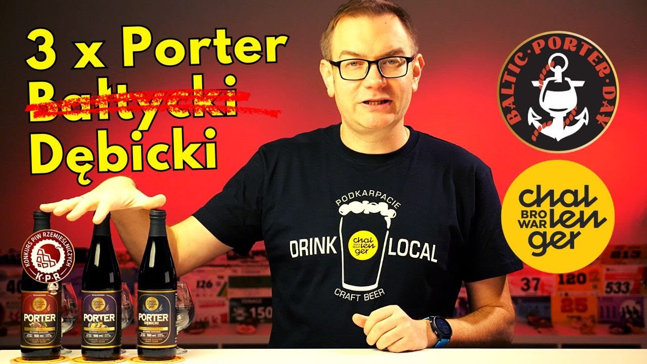 Porter Dębicki x3 - Browar Challenger