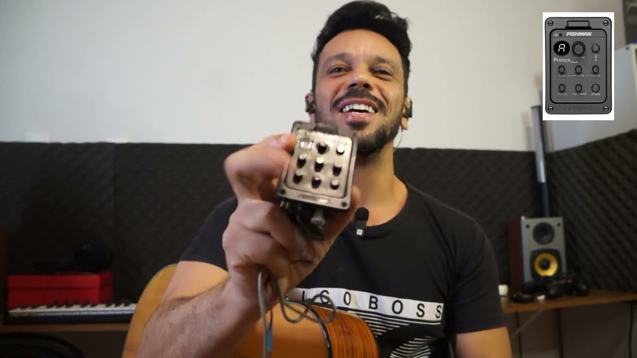 Teste do Captador de Violão Fishman da Shopee será que é mesma coisa do original?