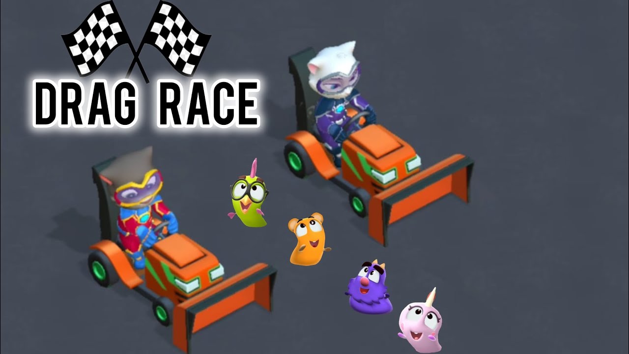 My Talking Tom Friends 2 - DRAG RACE