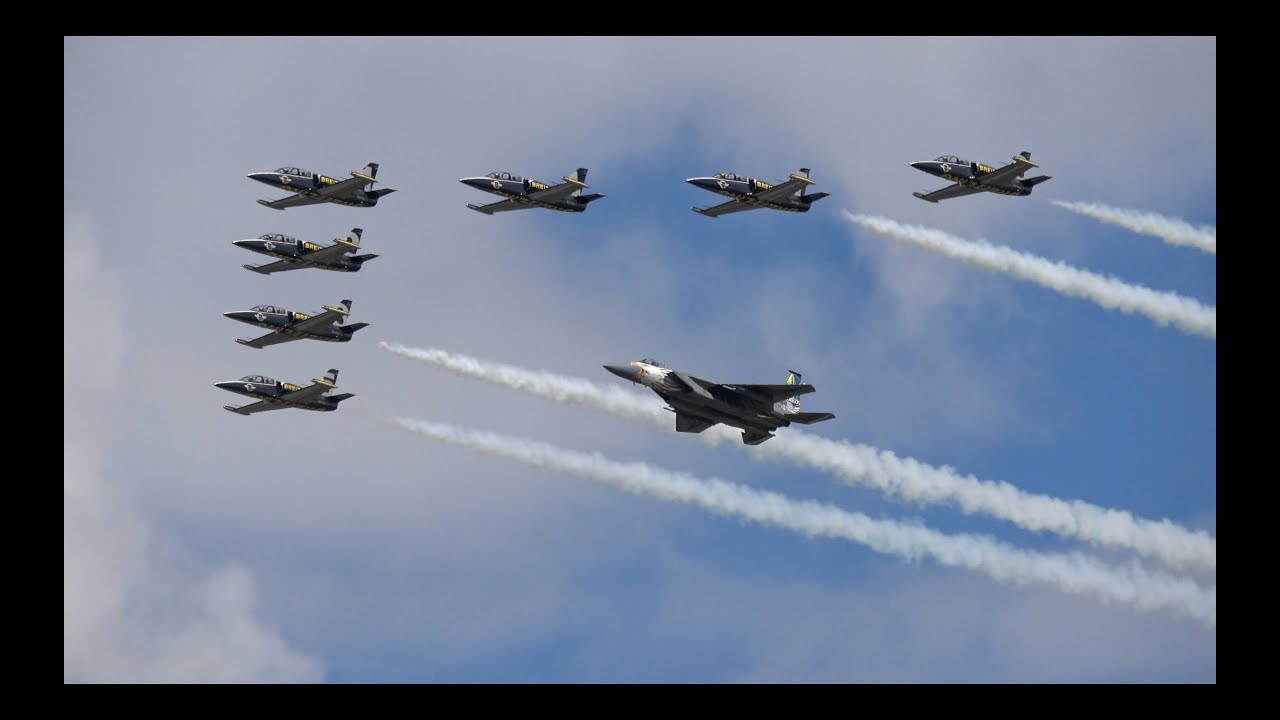 Breitling Jet Team Sunday Performance .. Oregon Airshow 2016 (4K)
