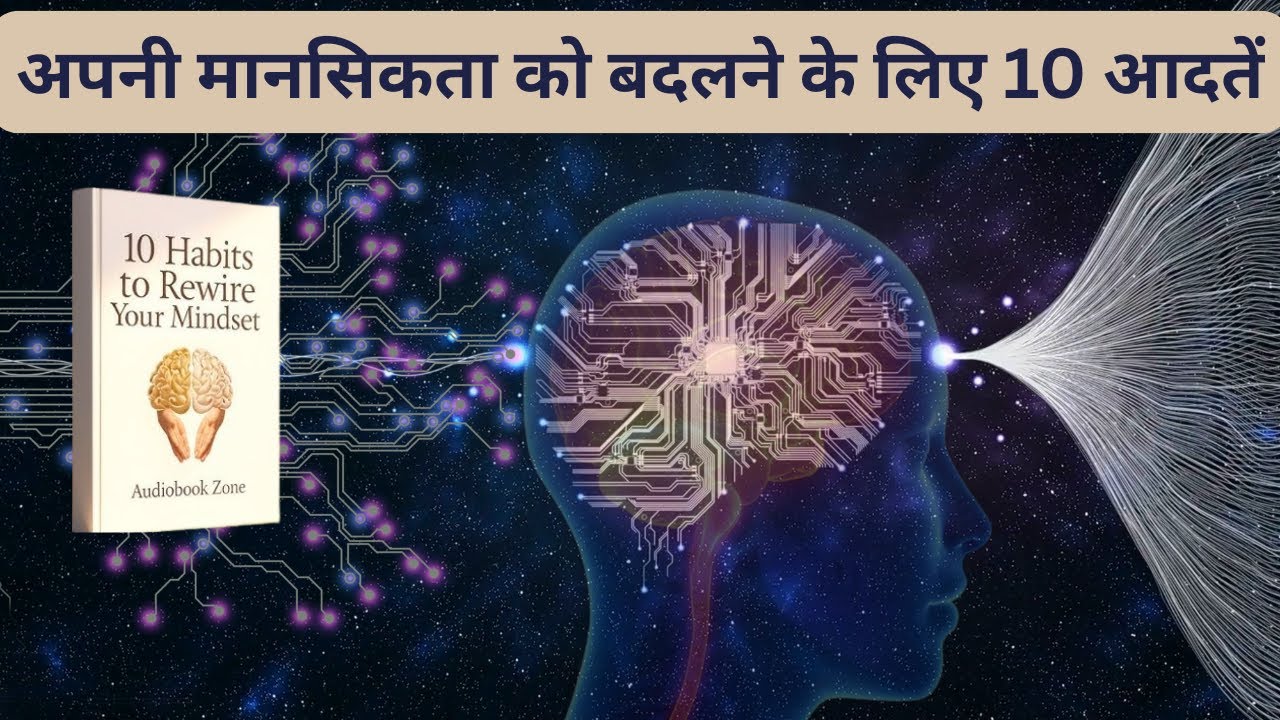 10 habits to rewire your mindset | mindset shift voiceover in hinglish | motivational book style