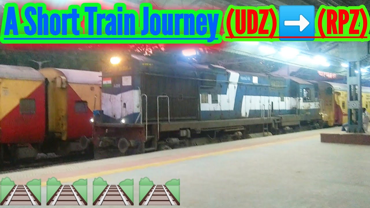 A Short Train Journey (UDZ)to(RPZ) | Udit Khanna | Vlog 32 | #vlog #trainjourney .