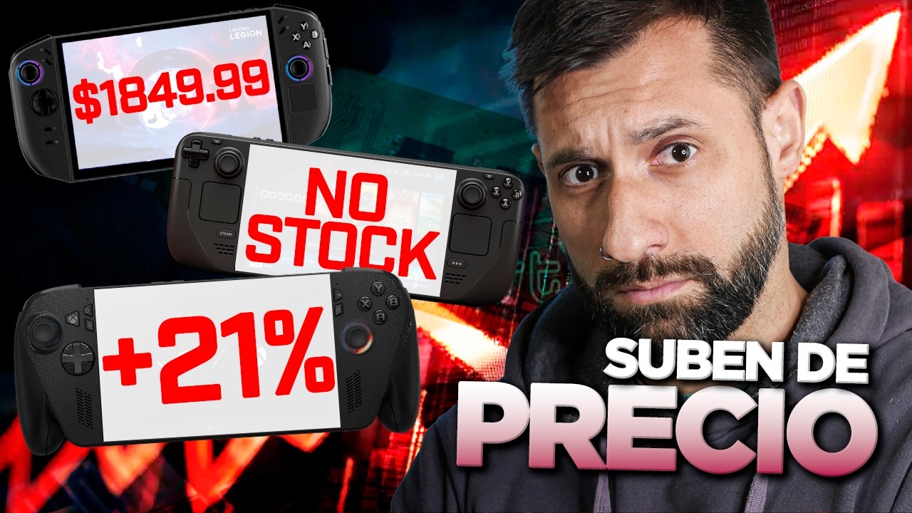 La ROG ALLY X SUBE de PRECIO y la STEAM DECK NO TIENE STOCK