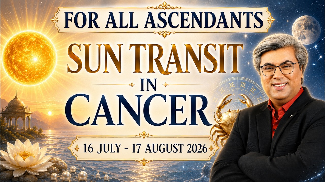 For All Ascendants | Sun transit in Cancer | 16 July - 17 August 2026 | Analysis by Punneit