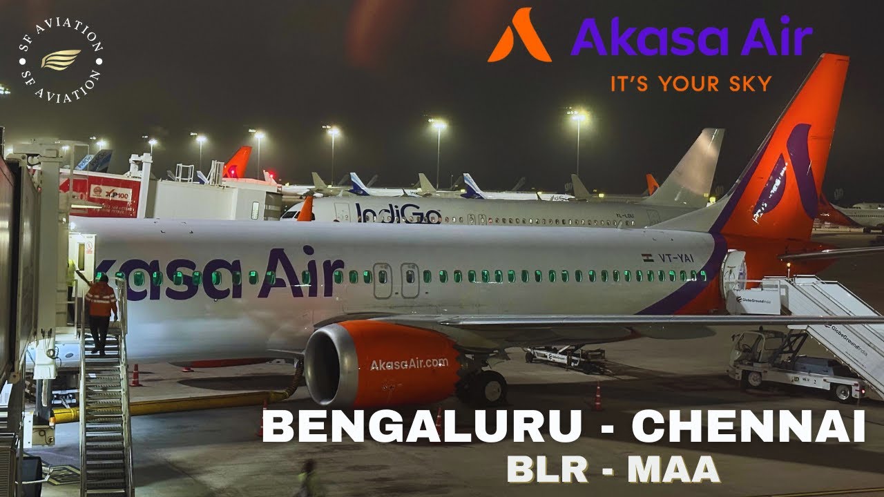 Trip Report | Akasa Air | Bengaluru(BLR) - Chennai(MAA)  | Boeing 737 MAX 8