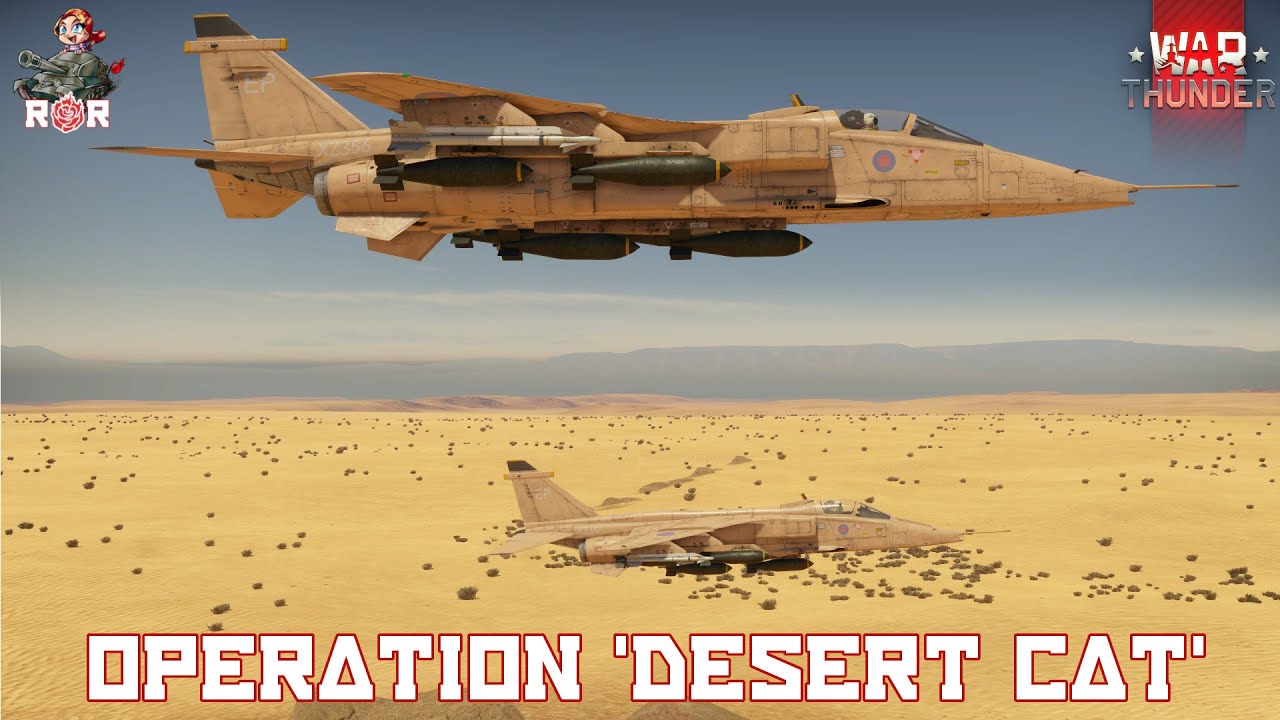 Operation 'Desert Cat' | SEPECAT Jaguar GR.1 War Thunder Cinematic/Kill Compilation