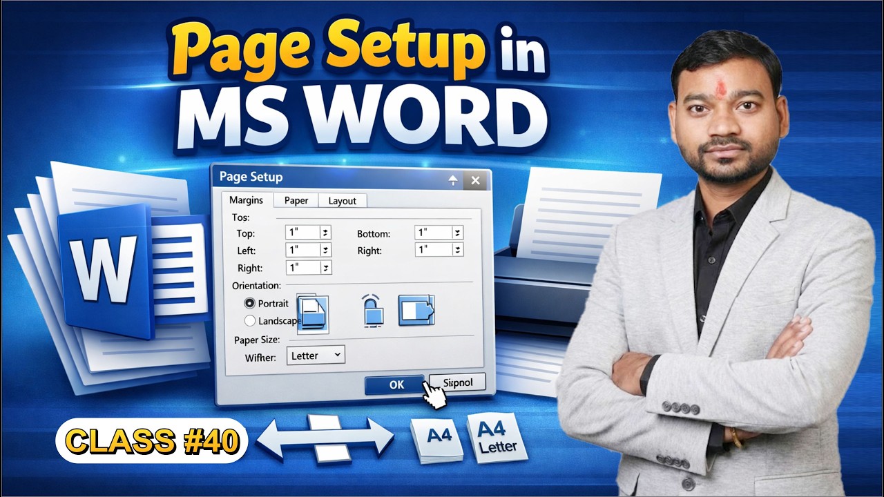 What Happens When You Get Page Setup Margins Orientation & Paper Size RIGHT ?