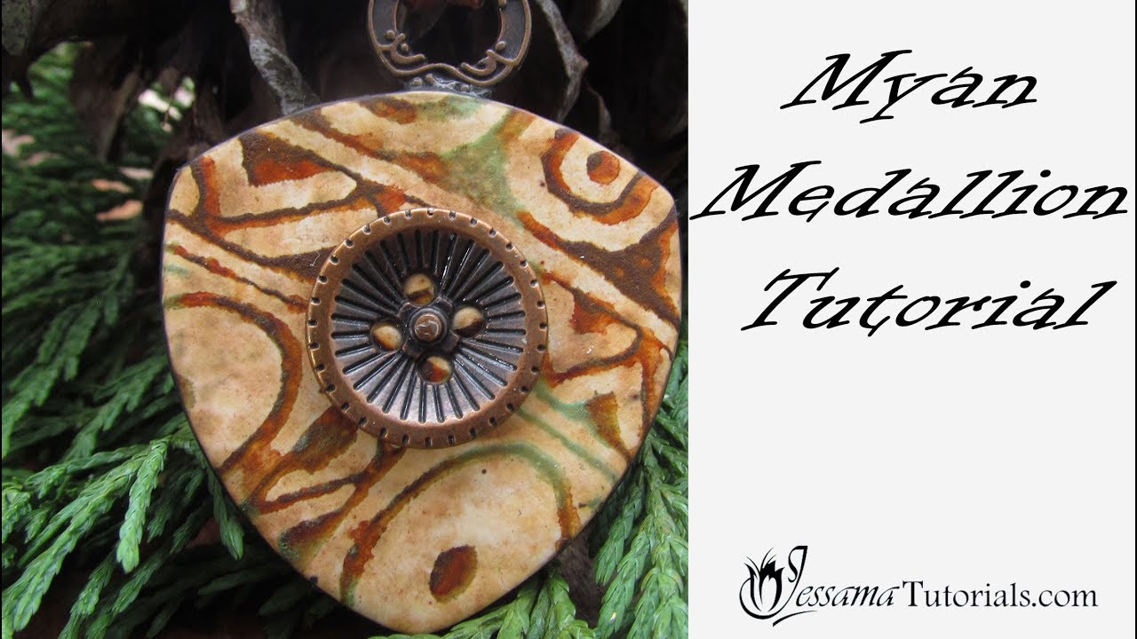 Polymer Clay Project: Mayan Medallion Tutorial