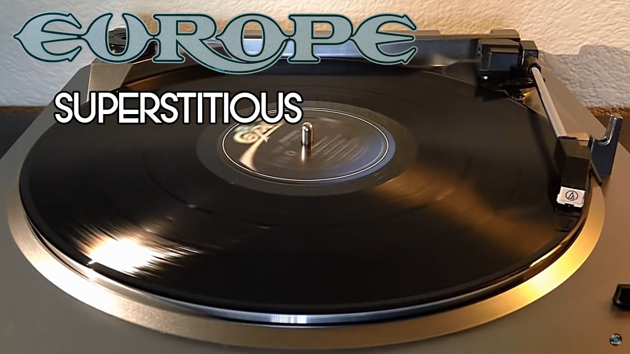Europe - Superstitious - (1988) Black Vinyl LP