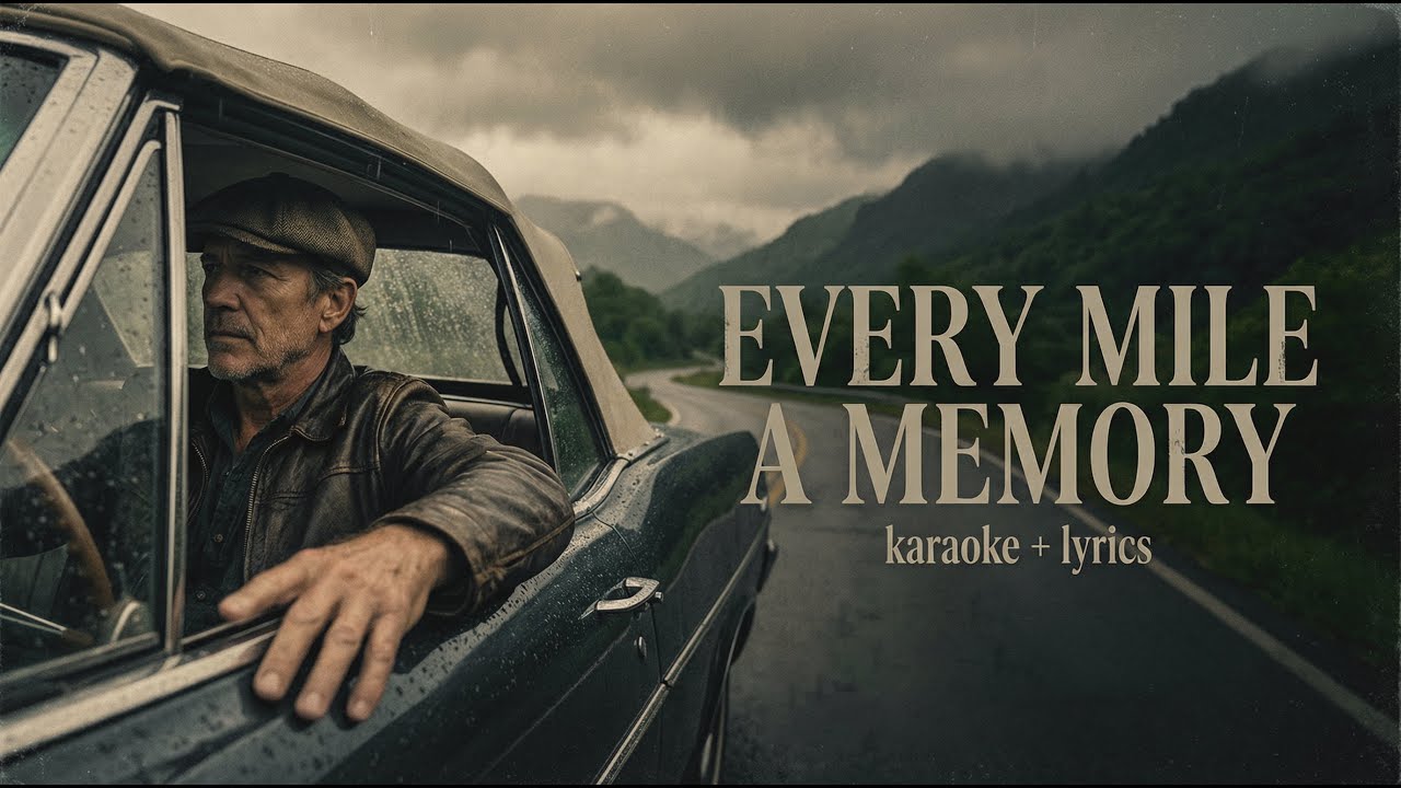The Towns That Look Like Old Photographs | EVERY MILE A MEMORY (Country Karaoke + Lyrics)