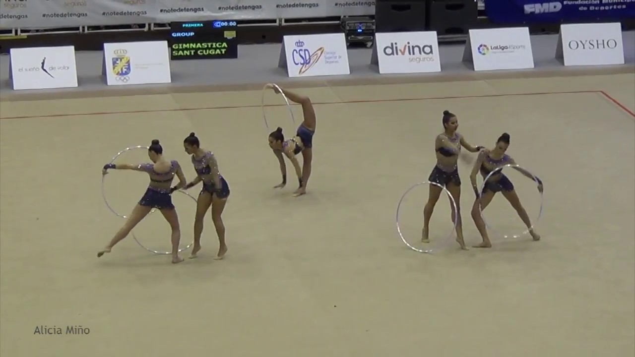 Gimnastica Sant Cugat primera categoría, Cto. de España Conjuntos Valladolid 2017