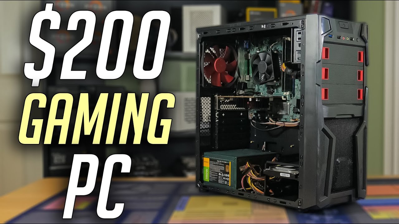 $200 Budget Gaming PC Challenge! (2020)