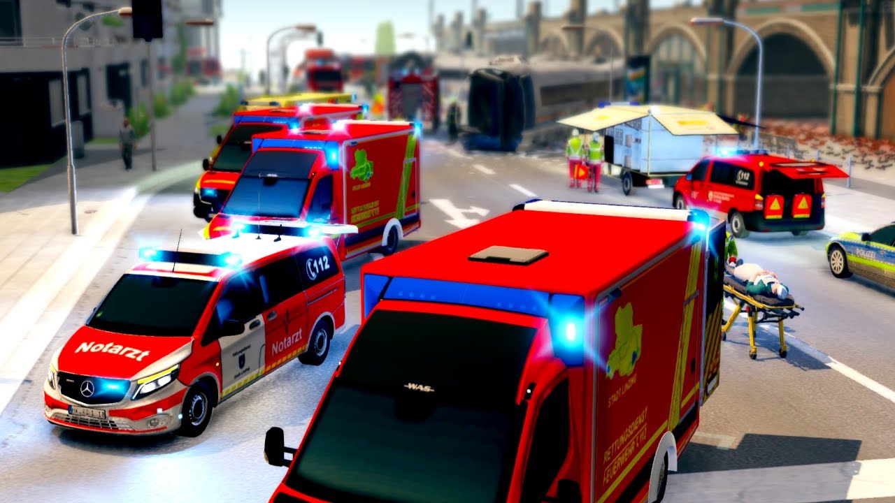Zugunglück Großeinsatz mit MANV⚡ Letsplay Emergency Lüdenscheid