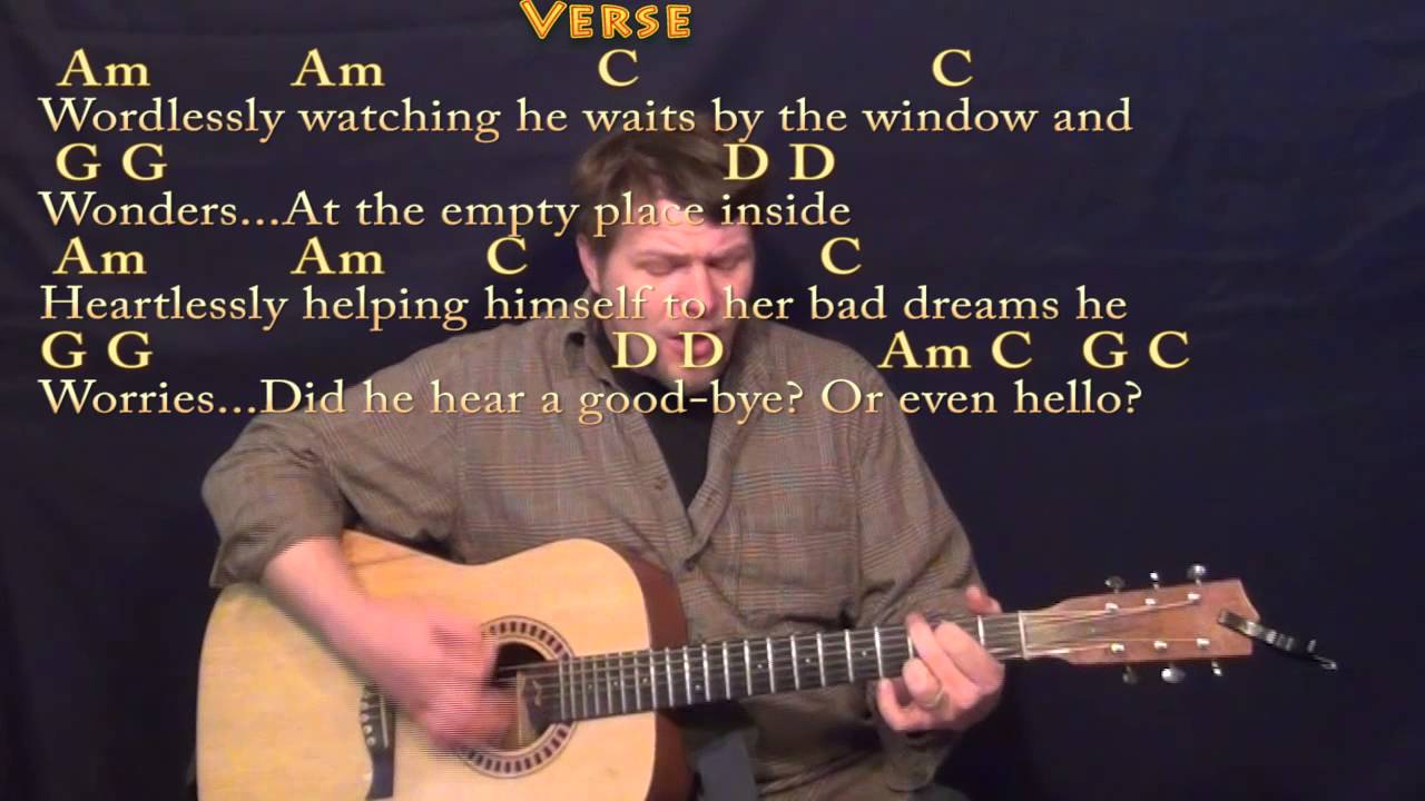 Helplessly Hoping (CSN&Y) Strum Guitar Cover Lesson with Chords/Lyrics