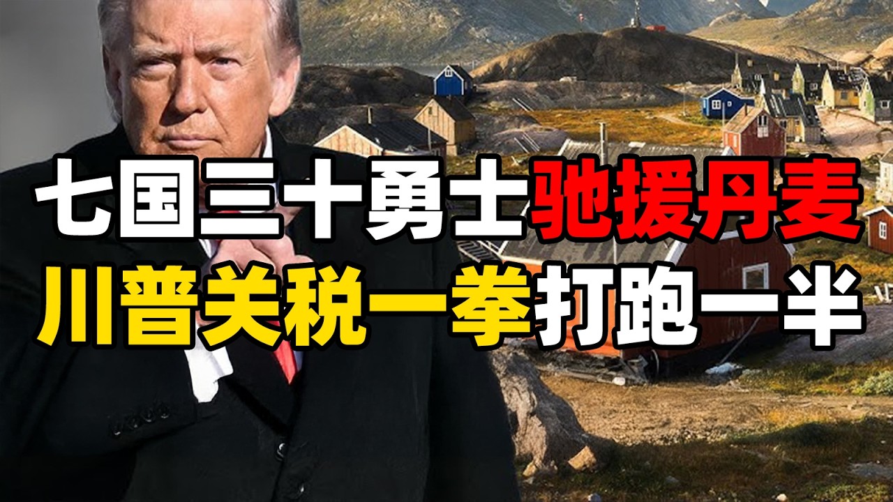 七国三十七勇士驰援丹麦，川普关税大棒直接打跑一半| 麻薯波比呀