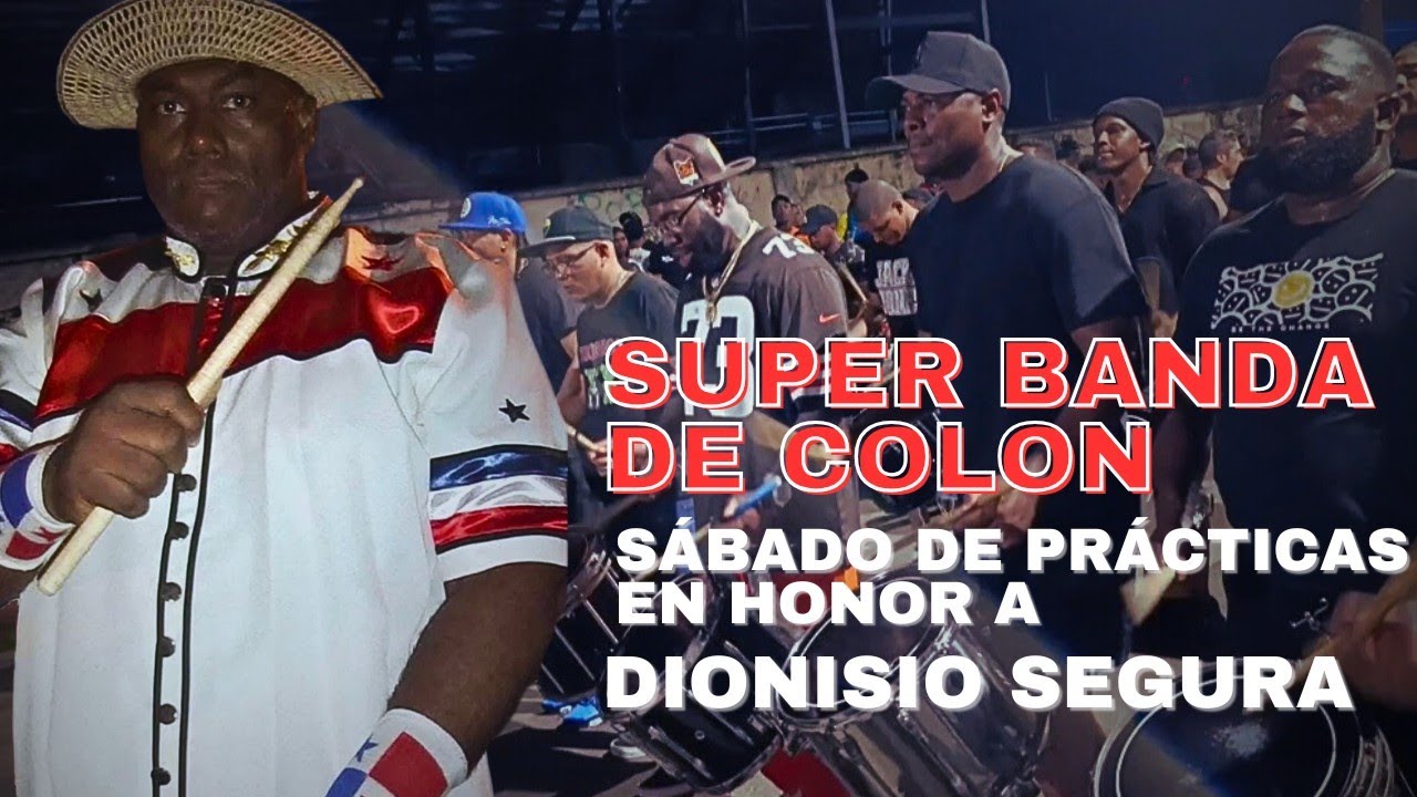 Banda independiente SÚPER BANDA DE COLÓN sábado de práctica en honor a DIONISIO SEGURA