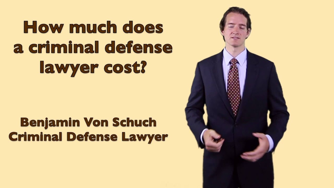How much does a criminal defense lawyer cost? | Atlanta criminal defense lawyer