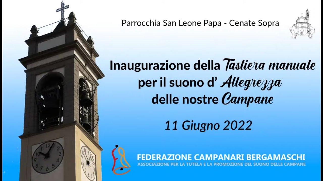 Video concerto di campane d'allegrezza a Cenate Sopra