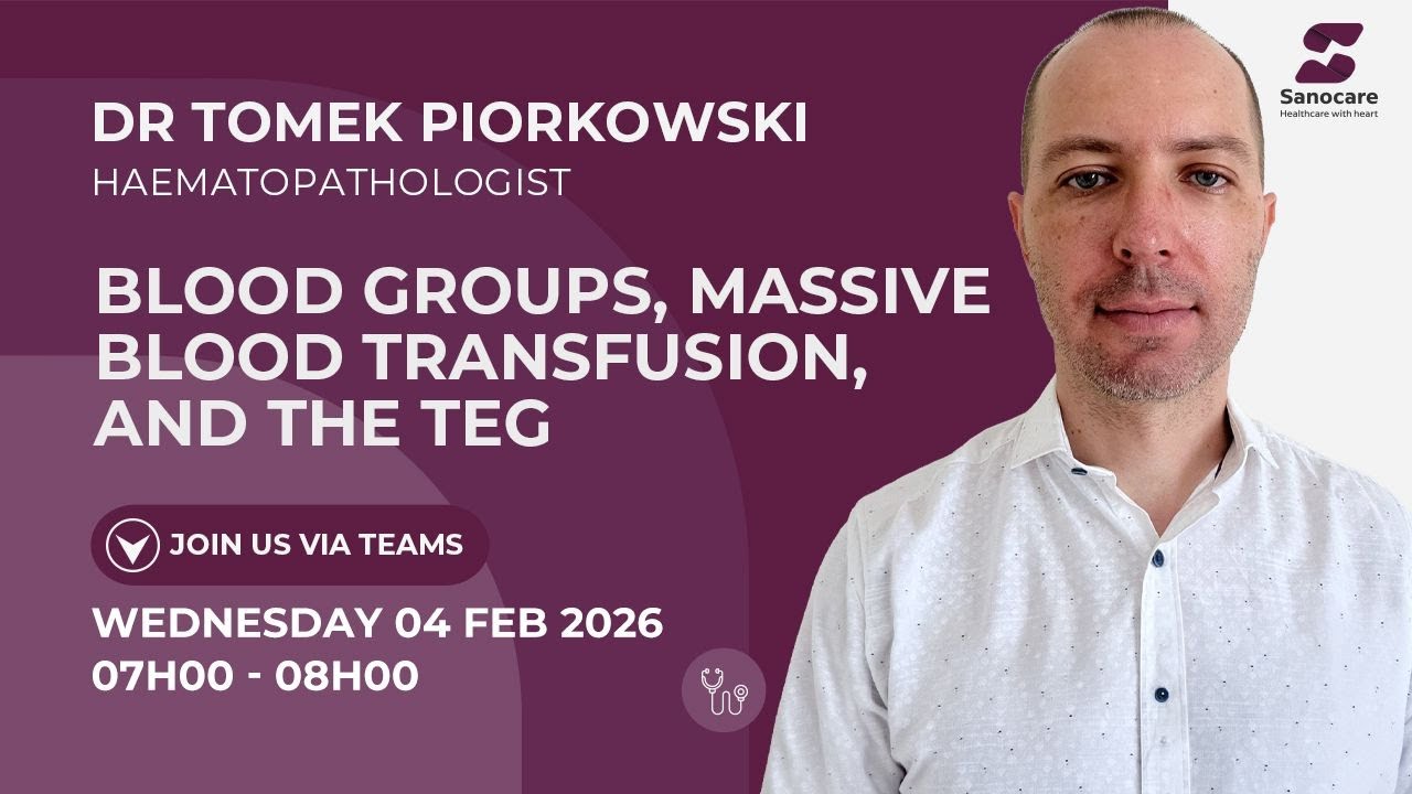 Sanocare Breath of Hope Presentation by Haematopathologist Dr Tomek Piorkowski