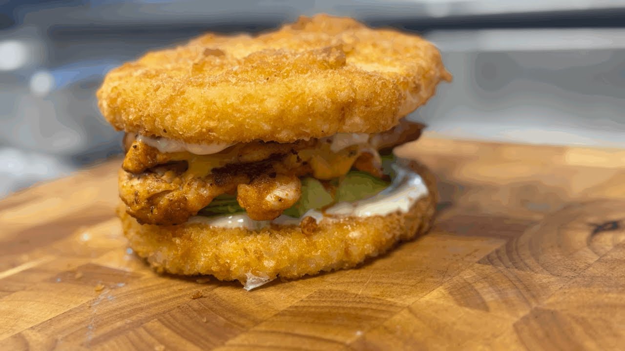 Sushi Burger with Crispy Rice Patties: A Unique Twist on Burgers!  13 of 365 Ways to Make a Burger
