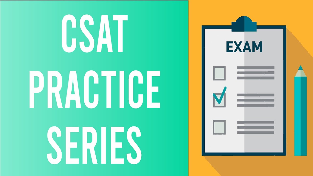 CSAT Practice Series || Part - 1 || UPSC IAS ||