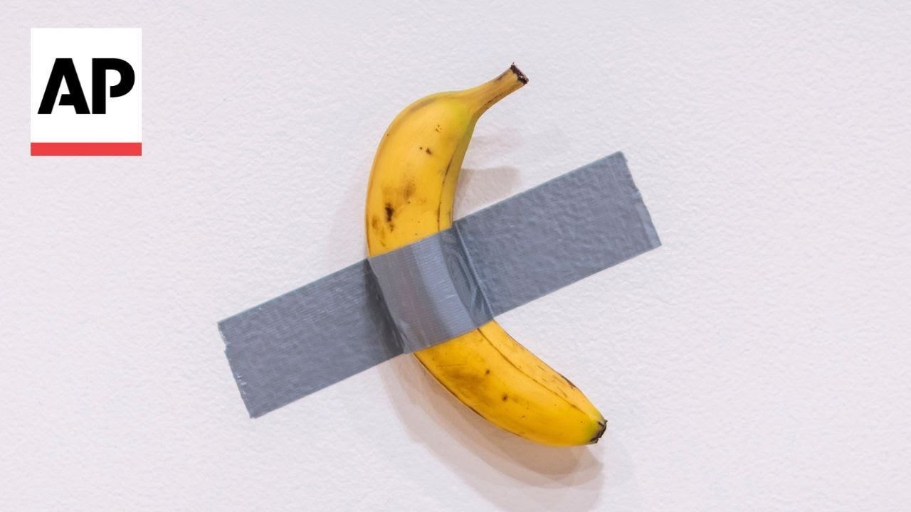 A duct-taped banana might sell for over $1 million at auction