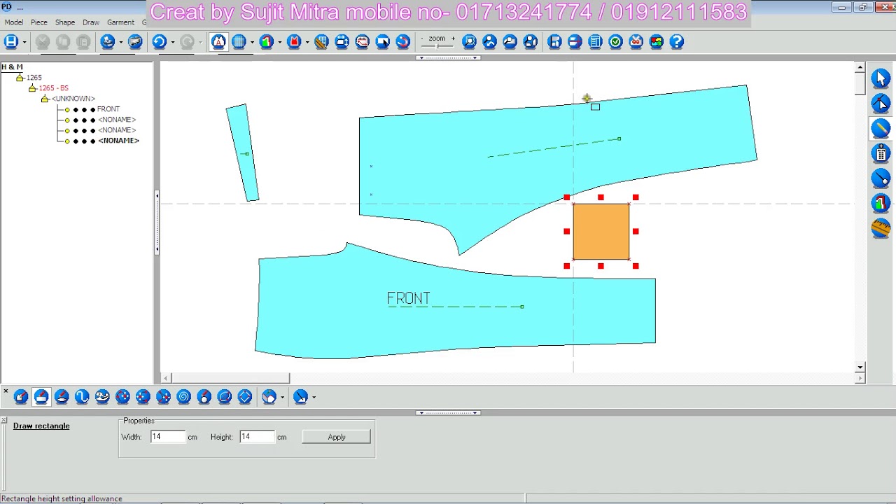 Morgan Cad  Create by Bottom Pattern