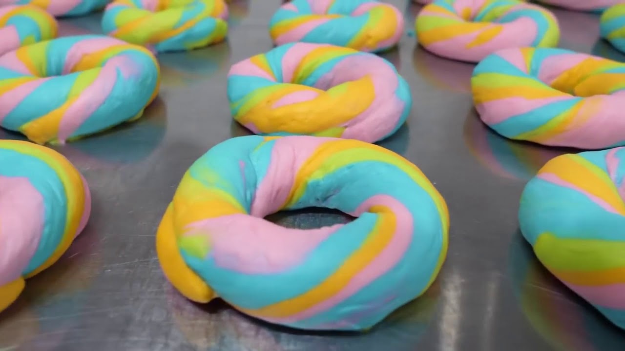 Rainbow Bagel | Korean Street Food