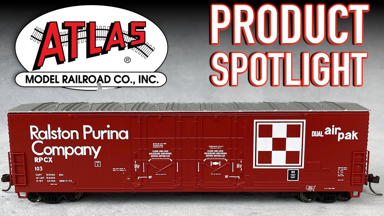 HO Scale Evans 53' Double Plug Door Box Car Atlas Product Spotlight