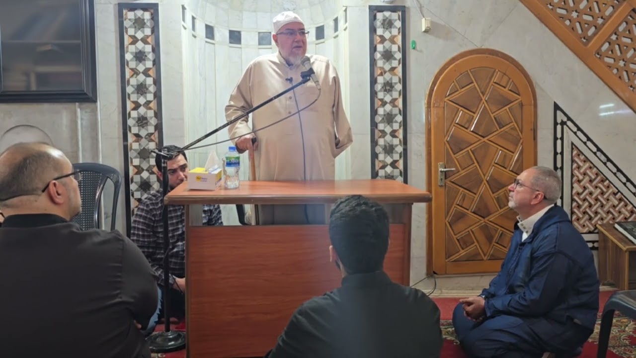 خطبة الشيخ حاتم الطبشي في جامع ابو عبيدة عامر بن الجراح