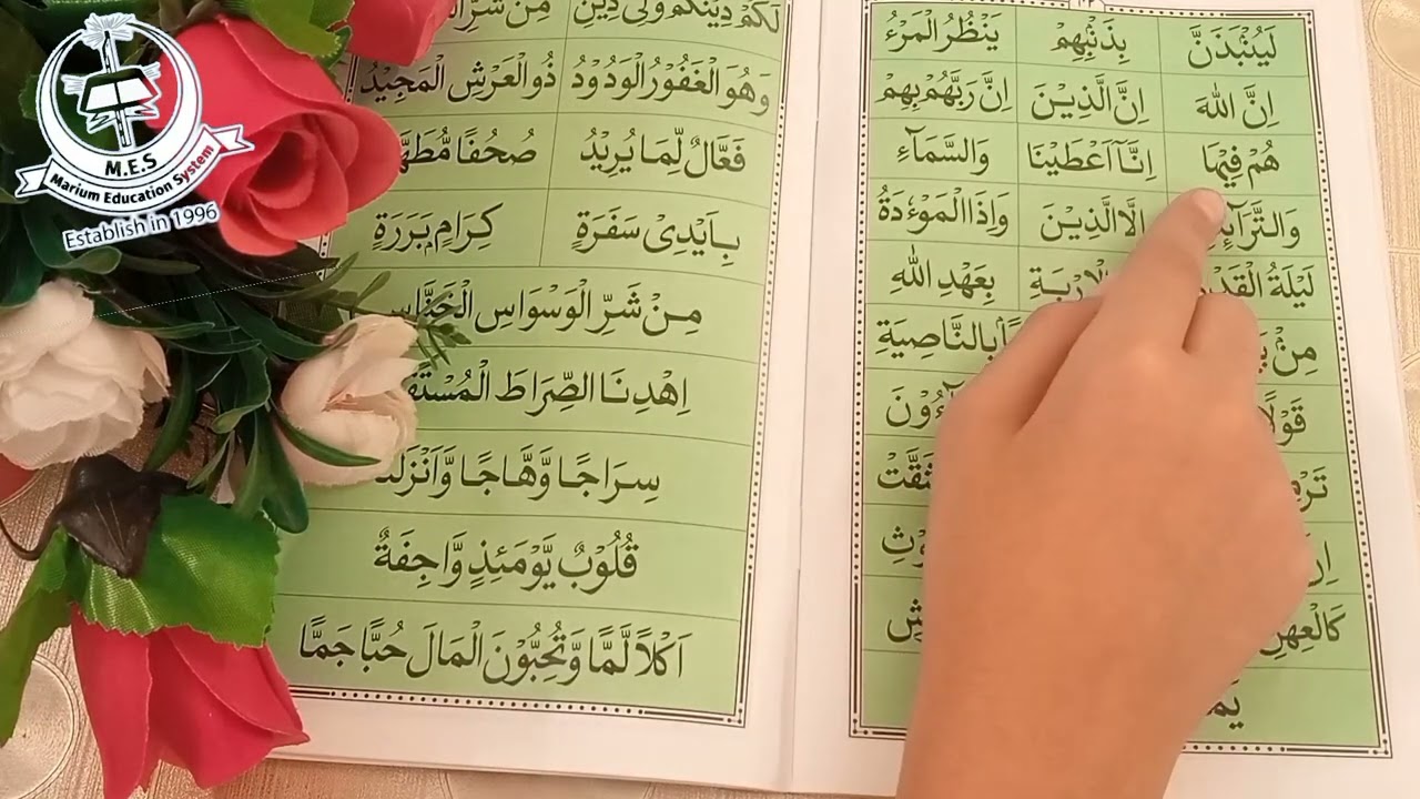 Takhti No : 19 || Jamiat taleem ul Quran Qaida || Qaria Fatima khan | MES