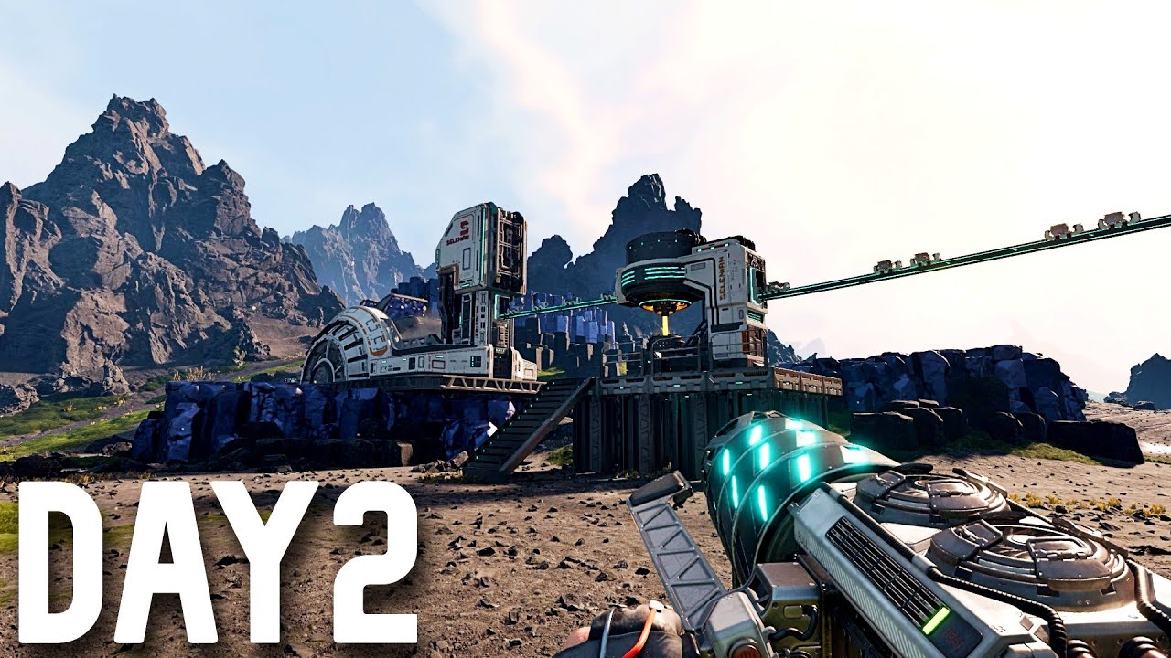 StarRupture - DAY TWO SURVIVAL | New Space Factory Base Building Game Similar to Satisfactory!