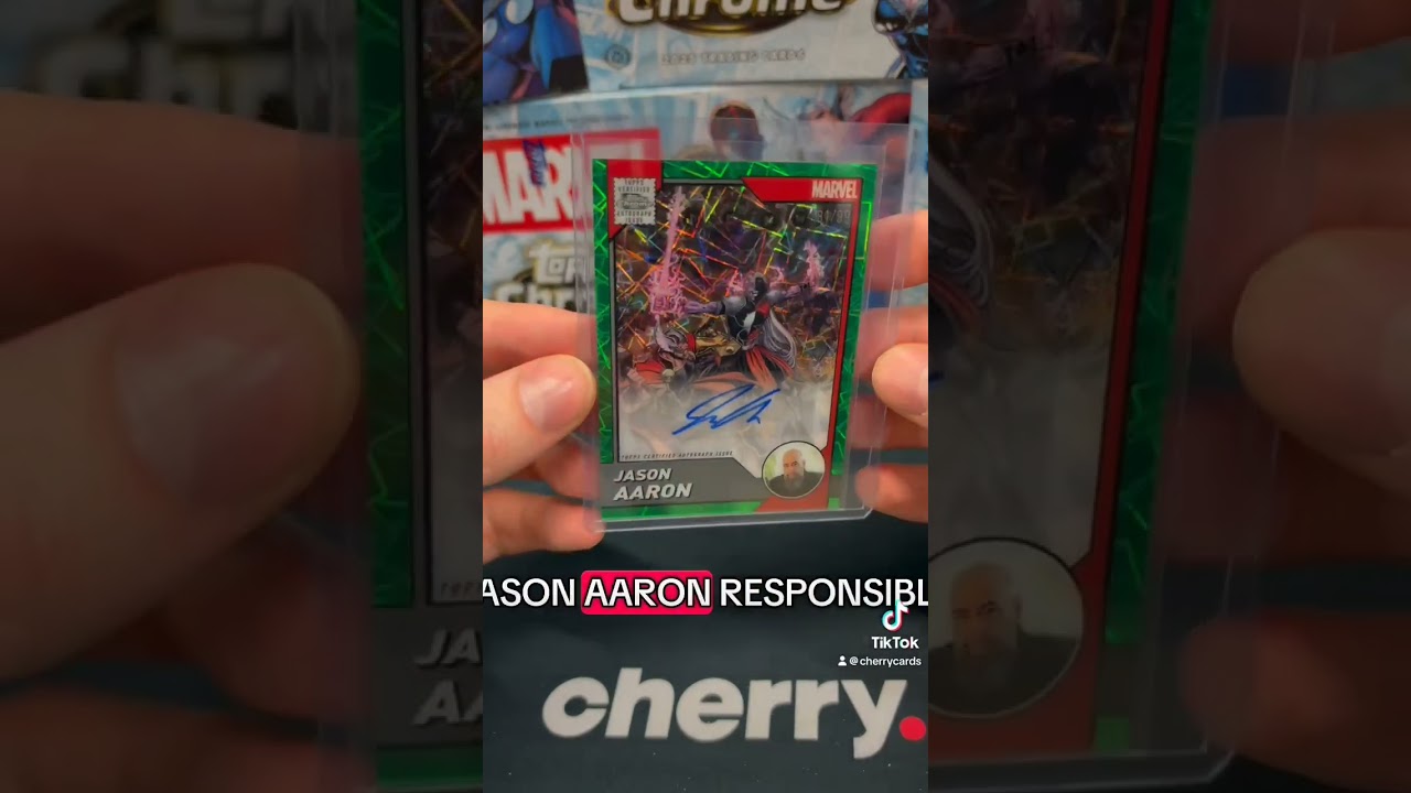 TOP 5 🔥 CARDS from 2025 Topps Chrome Marvel | Superfractor Throg + Spidey! #marvelcards #toppschrome