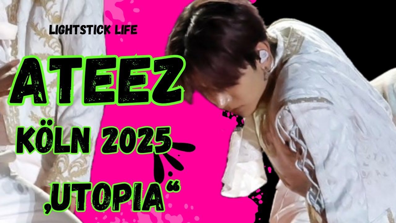 🌌 ATEEZ live in Köln 2025 - Magische Stimmung mit „Utopia“