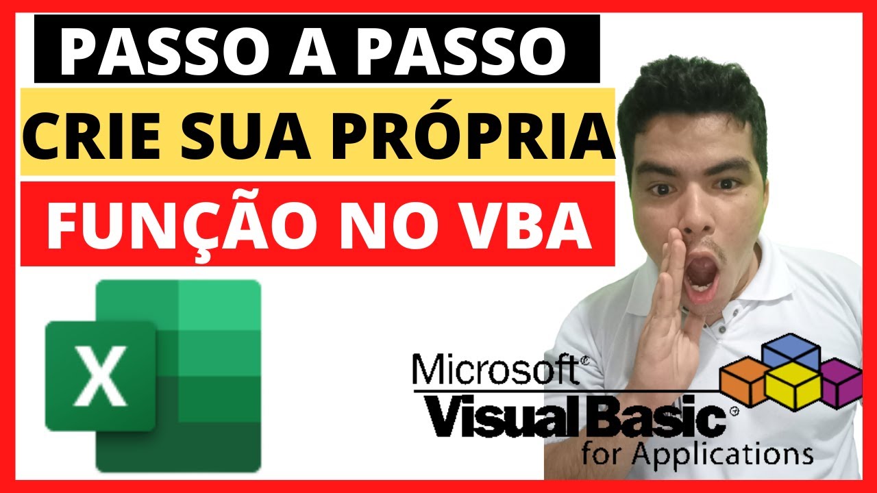 Crie sua própria função no VBA, como criar Function no VBA passo a passo, Função VBA Fácil de fazer