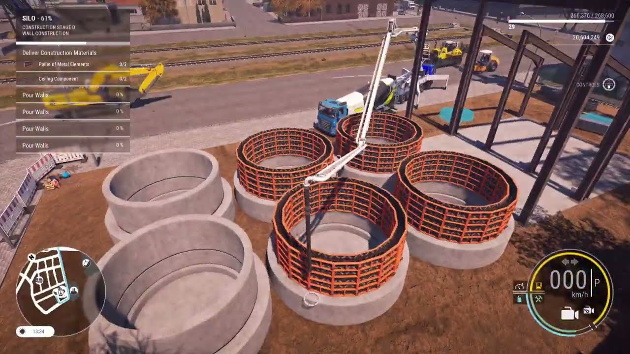 Construction Simulator Ps5 #64 Part.2 Silo / INDUSTRIAL AREA / 961.800 €