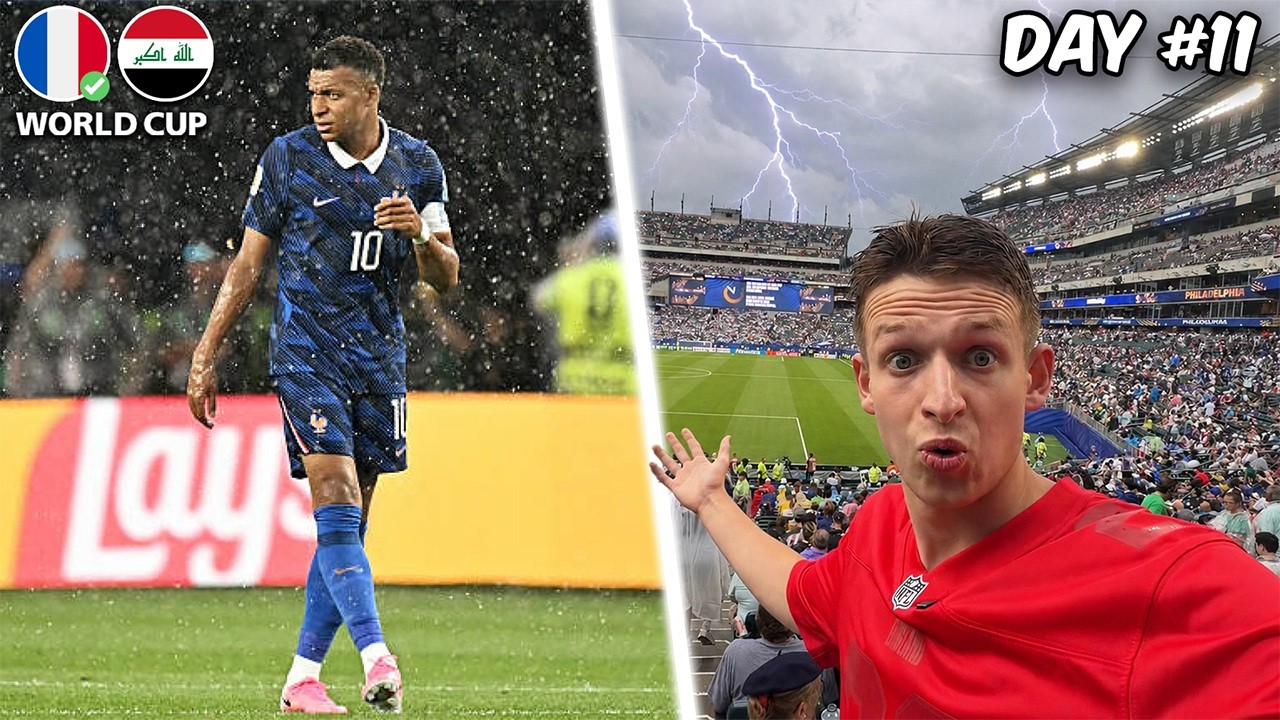 STADIUM EMPTED as FRANCE vs IRAQ ABANDONED