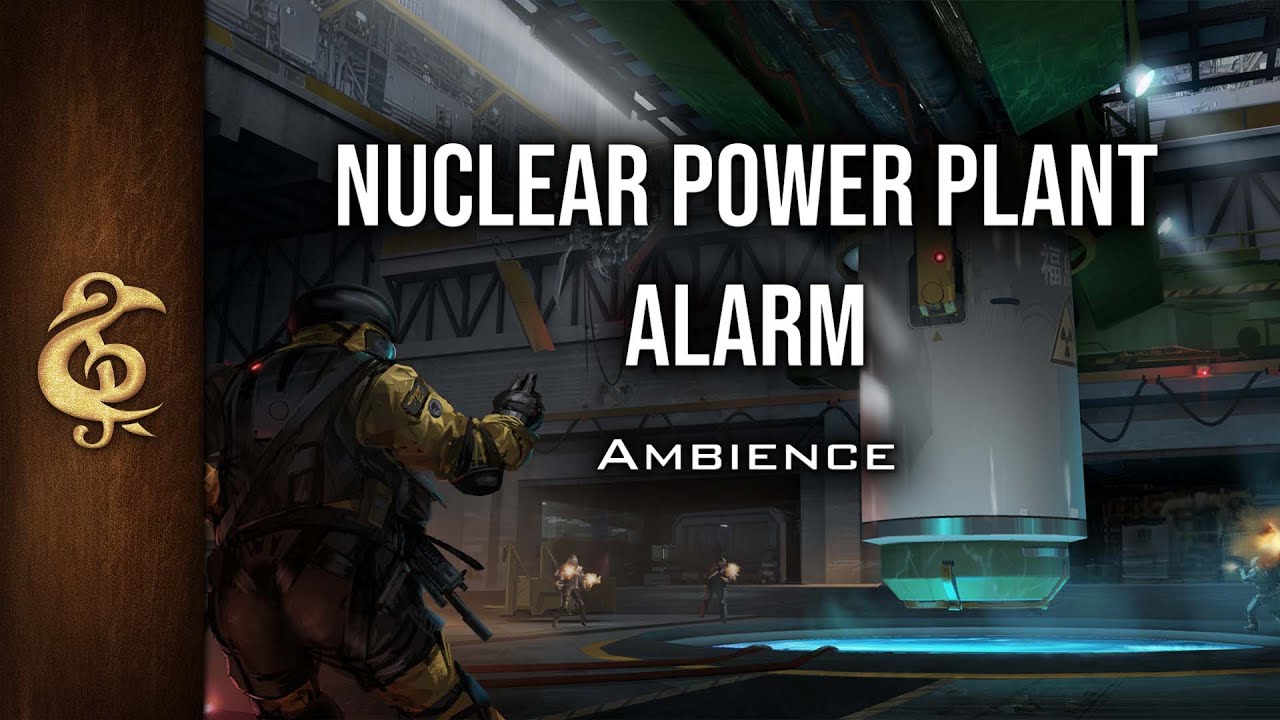 Nuclear Power Plant Alarm | Urgent, Modern RPG Ambience | 3 Hours