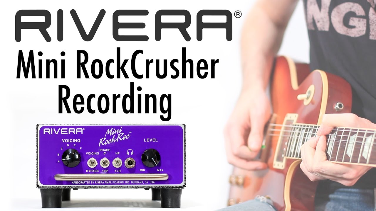 Rivera Mini RockRec Loadbox Demo (w/ Marshall JCM800, Fender Bassman and Super Reverb)
