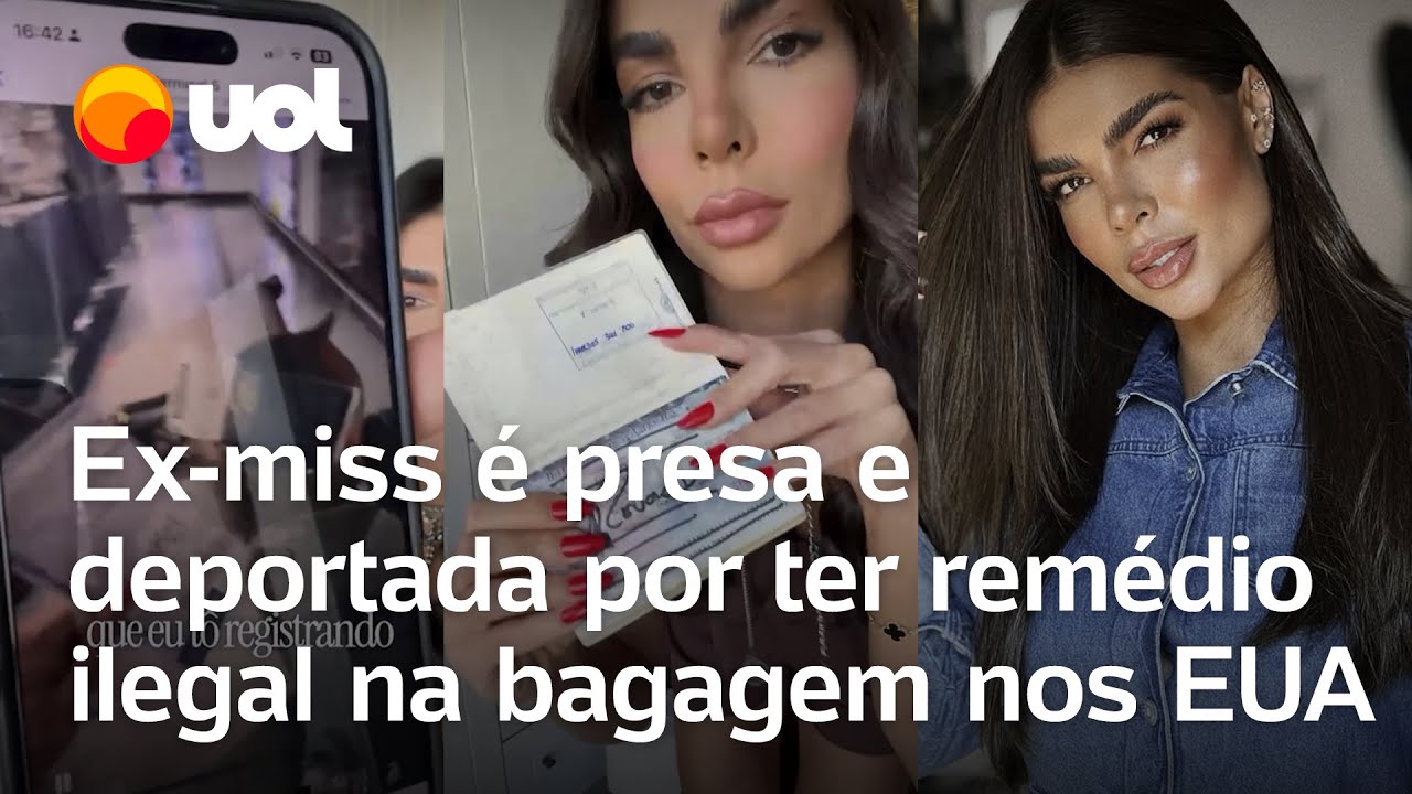 Modelo é presa e deportada dos EUA por ter na bagagem remédio considerado ilegal; veja relato