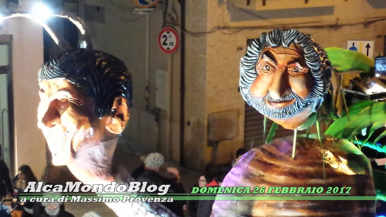Carnevale Alcamese 2017. Carri e protagonisti della prima sfilata