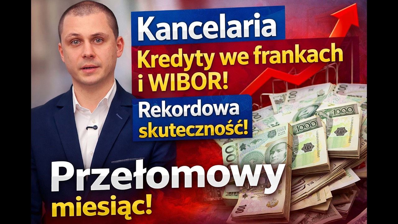 Kancelaria Kredyty we frankach i WIBOR! Rekordowa skuteczność! Przełomowy miesiąc dla kredytobiorc&oacute;w
